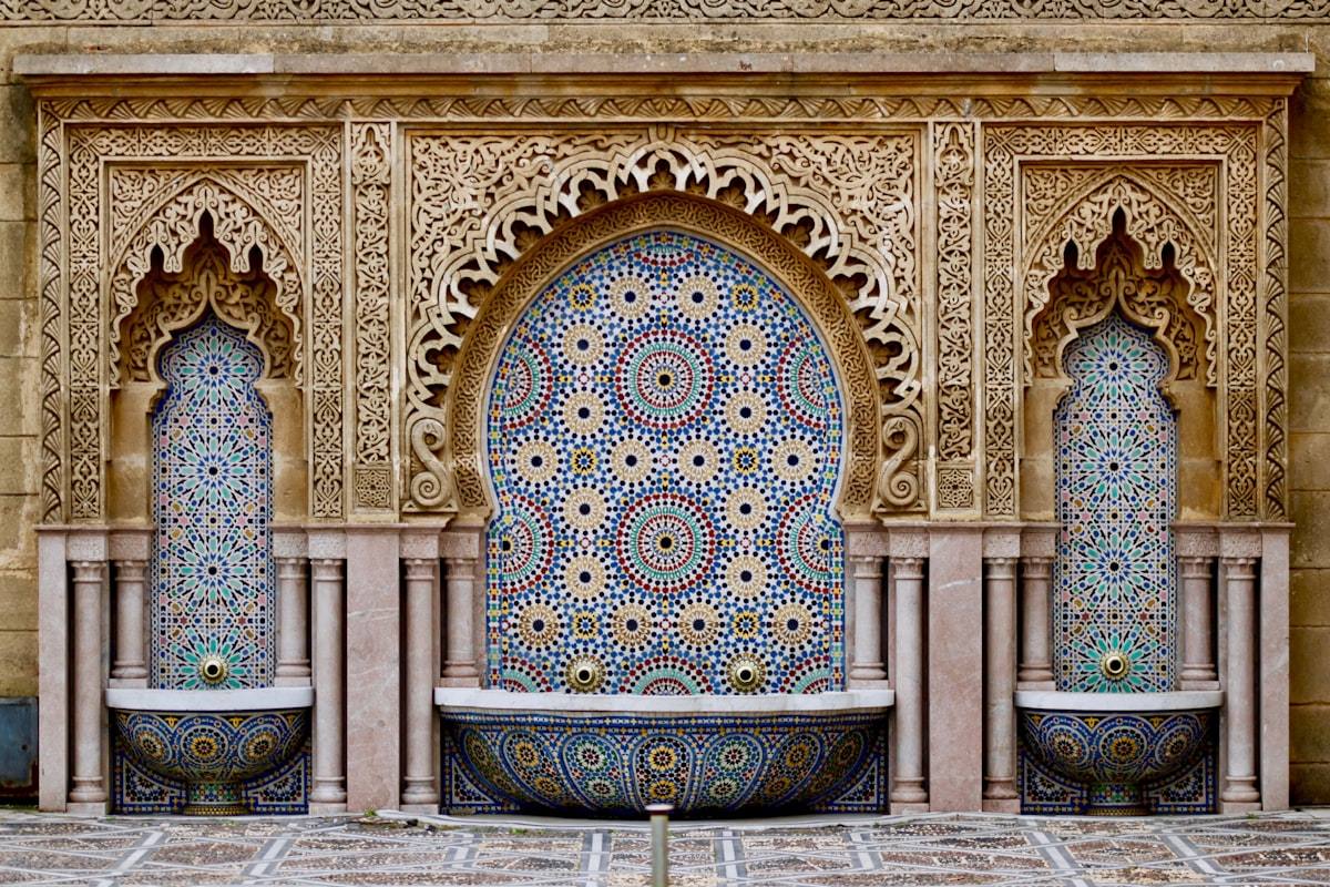 Décor de zellige d'une maison traditionnelle restaurée